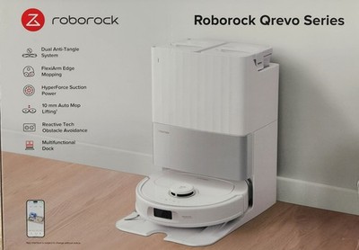 Roborock Qrevo Pet Standard Series Robot Vacuum and Mop in White Qrevo5AE