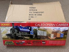 Hornby Caledonian Carrier - Train Set - R1140 - Brand New - TRANSFORMER MISSING
