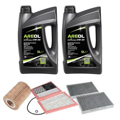 STELLOX Inspektionspaket AREOL ECO Protect 5W-30 10L für Mercedes S-Klasse W221
