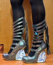 Irregular Choice Unicornio Pegaso Gladiador Botas Para Mujer Talla 39 Raras Unicornio 😍