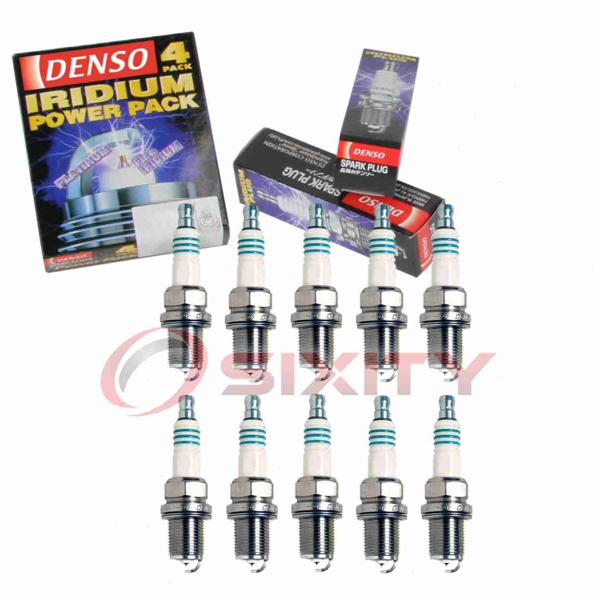 10 pc Denso Iridium Power Spark Plugs for 2014 Audi R8 5.2L V10 Ignition oh