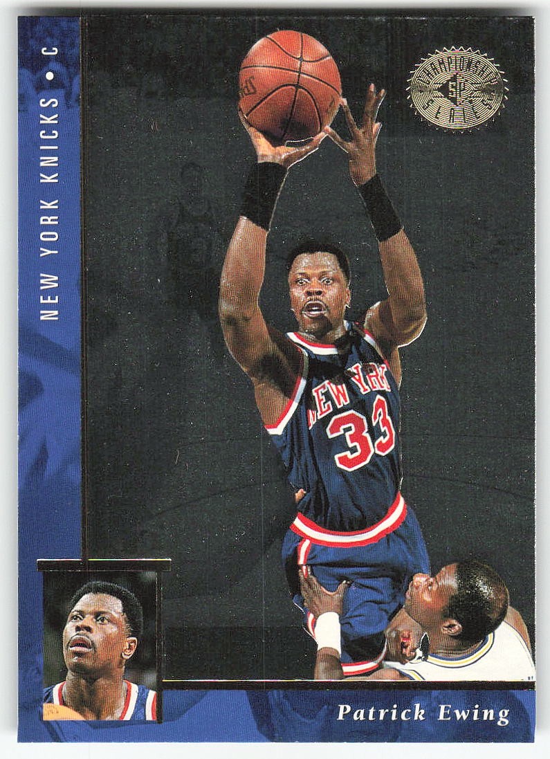 1995-96 SP Championship #70 Patrick Ewing BASKETBALL New York Knicks