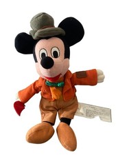 Vintage Disney Store Bob Cratchit Mickey Mouse Plush Mickey  s Christmas Carol 10