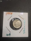 1946- Silver- United States Dime,Coin