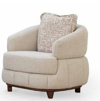 LuxuriöSes Beige Sessel Moderner Design Wohnzimmer PolstermöBel