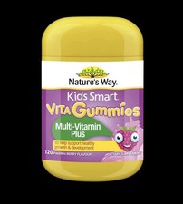 Nature's Way Kids Smart Vita Gummies Multi-Vitamin Plus 120 Pastilles