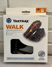 Yaktrax WALK Coil Traction Ice Snow Unisex Medium Spikeless Lightweight Unused 