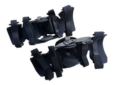 Asterisk Carbon Cell 1.0 Knee Braces Pair Medium Size | eBay