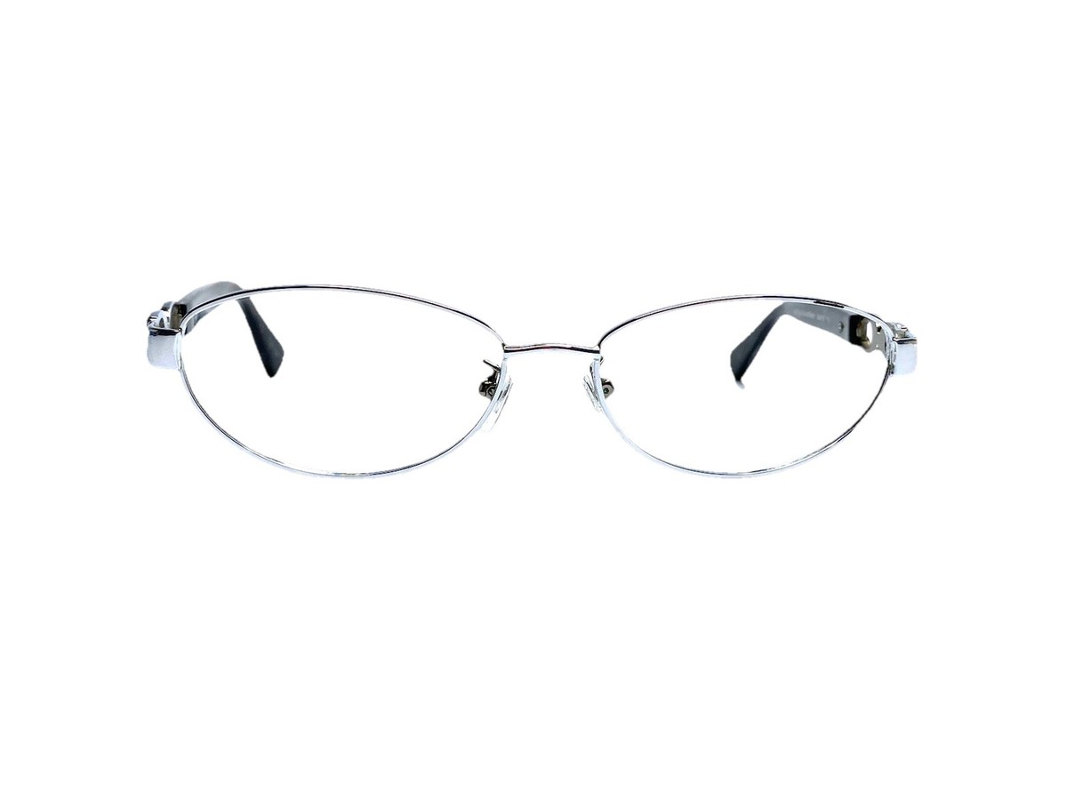Coach Silver Rimless Oval Eyeglasses Eyeglasses Coach HC5185 | Free Shipping | Glasses.com® main image 2