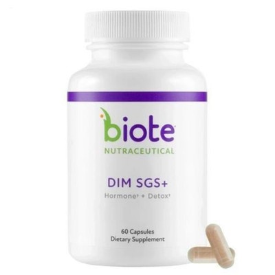 NEW！Biote Nutraceutical   DIM SGS+，60 Capsules，+ Detox