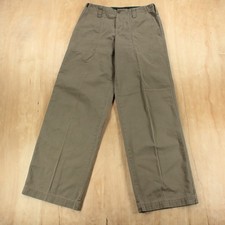 vtg 90s y2k RALPH LAUREN military army surplus wide leg chino pants sz 2 tag