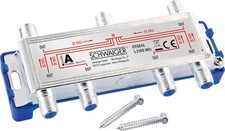Verteiler 6fach Splitter TV Kabel Antenne Sat...
