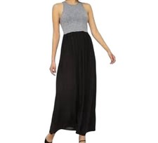 Lou & Grey Maxi Dress Women Medium Relaxed Fit Pockets Sleeveless Stretch Summer