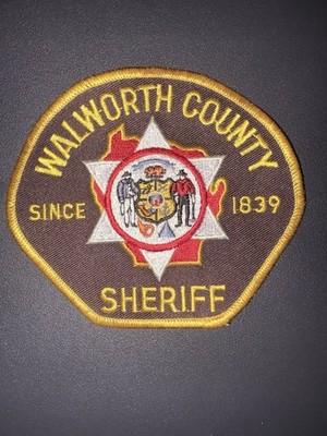 Walworth County Sheriff (Wisconsin) 2nd Issue Uniform Take-Off Shoulder Patch