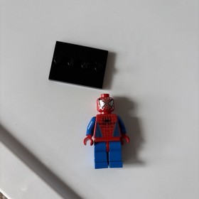 LEGO Spider-Man Minifigure Spd001 blue arm Silver Webbing 4851 4852