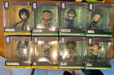 RAINBOW SIX SERIES 1&2 UBISOFT 8 CHIBIS LOT MIRA GLAZ LESION ELA TWITCH HIBANA