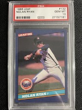 1986 Leaf Nolan Ryan #132 PSA 10 