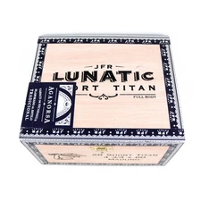 Lunatic Short Titan Maduro Empty Wood Cigar Box 7" x 6" x 4.25"