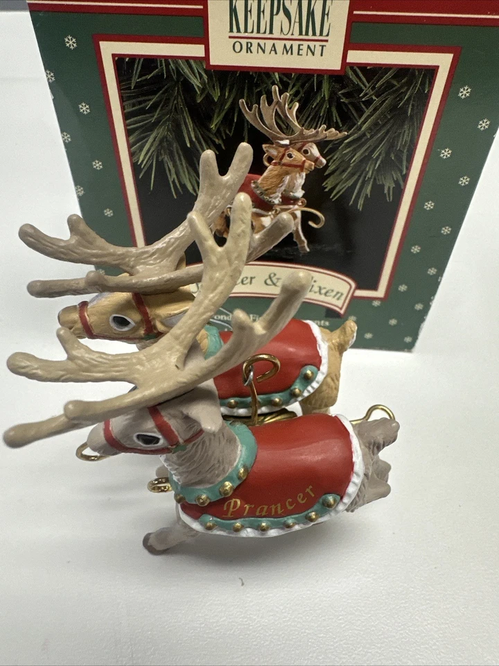 Hallmark Keepsake Ornament Prancer & Vixen - Image 3 of 3