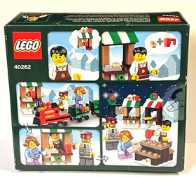 Damaged Box Seasonal Christmas Train Ride Set 40262 Retired -New p