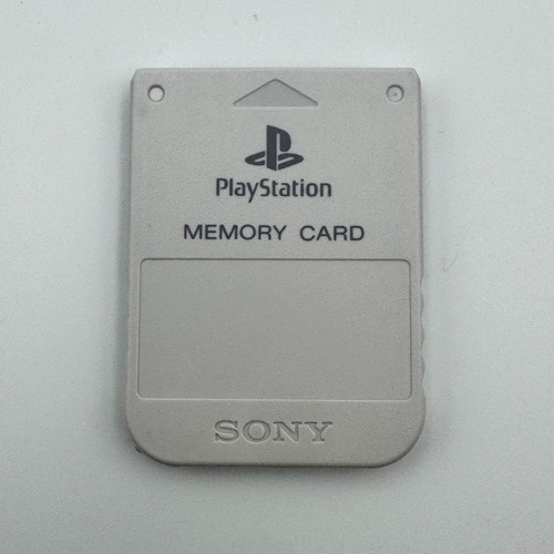 Memory Expander Sony PlayStation 1 PS1 Memory Card (SCPH-1020) 1MB 15 Blocks White ...