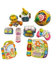 VTech  LeapFrog  FP  Interactive Toys And Books Lot Of 9 Euc