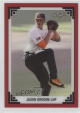 2017 Leaf History of Baseball 1991 Acetate Throwback Red 2/5 Jay Groome #09 uk2