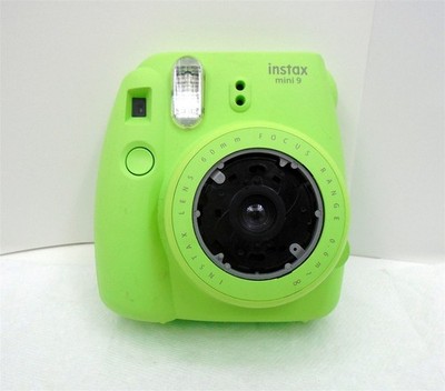 Fuji Instax Mini Instant Film Camera Green FOR PARTS/REPAIR