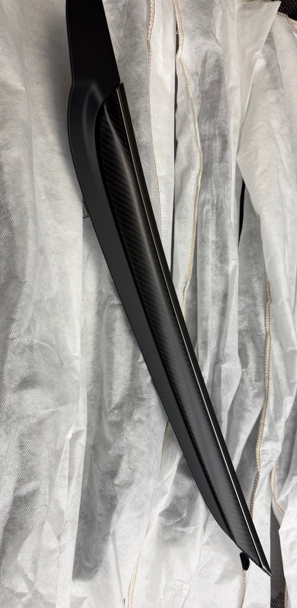 1980138-00 OEM Carbon Fiber Interior Door Panel Trim Tesla Front