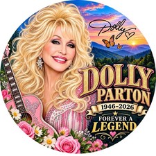 Dolly Parton Memorial Sticker 1946-2026 Forever A Legend Country Music 3 Dolly Parton Memorial Sticker 1946-2026 Forever A Legend Country Music 3
