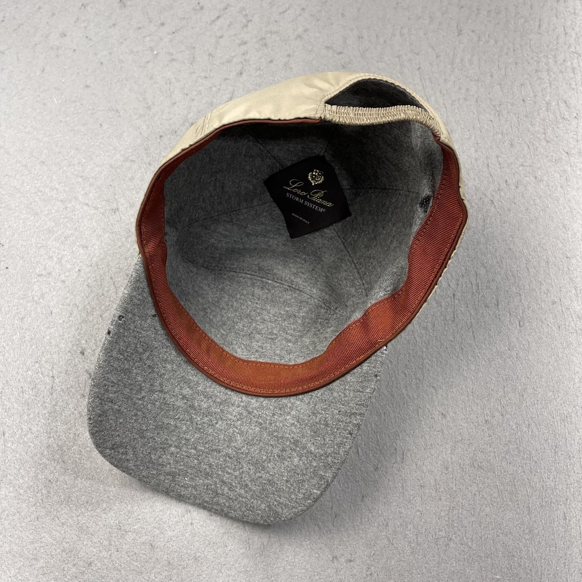 Loro Piana Storm System Cashmere Baseball Cap Beige Luxury Italy LORO PIANA Logo-Embroidered Storm System® Cashmere Baseball  main image 3