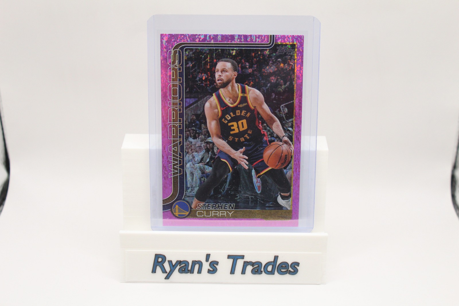 2025-26 Topps #135 Stephen Curry Pink Holo Foil