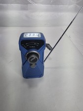 Eton Hand Turbine AM/FM Weather Radio and LED Flashlight - Blue