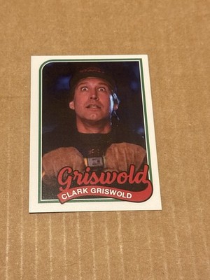 Clark Griswold Christmas Vacation 1989-Style Trading Card Reprint Chevy Chase