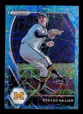 Steven Hajjar 2021 Panini Prizm Draft Picks Blue Velocity Prizm #PDP61