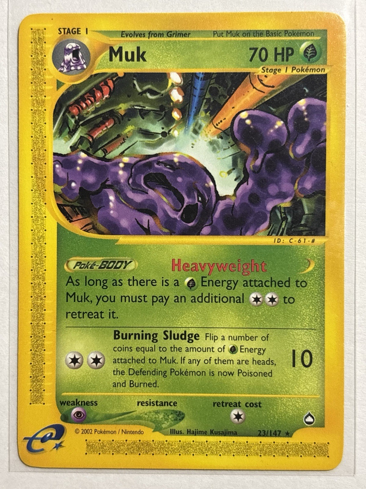 Muk 23/147 - Aquapolis Non Holo Pokemon TCG WOTC