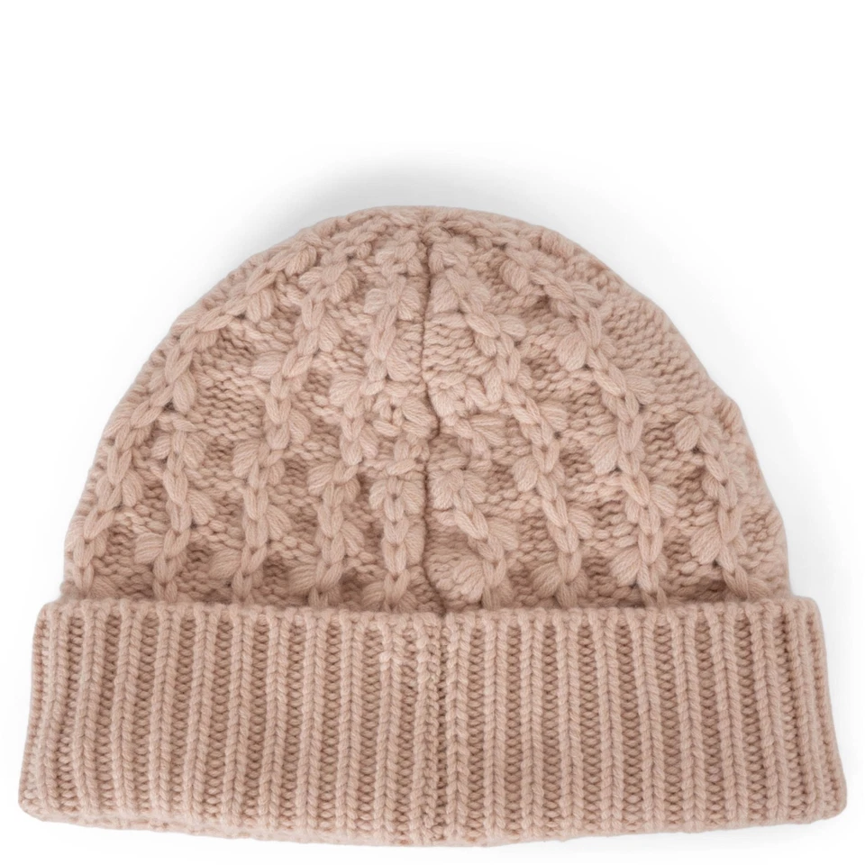 72449 auth LORO PIANA baby розовый кашемир VALLE вязаная шапка-бини - Изображение 2 из 4