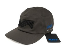 KNT Kiton $450 NWT Green Black Embroidered Cotton Baseball Cap Hat Adjustable