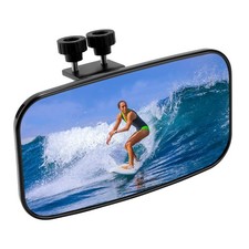 8x4 Inch Boat Rear View Mirror Marine For Ski Pontoon Wakeboarding Surfing