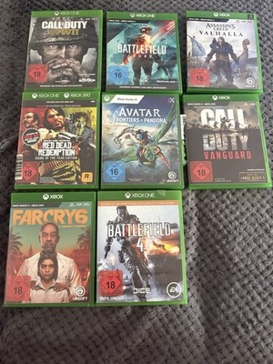 Xbox Spiele-Konvolut für One/Series X|S/360: CoD, Battlefield 2042, Valhalla