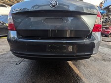SKODA RAPID MK1 SE 2016 FL1 REAR BUMPER WITH PDC SENSORS IN GREY LF7Y