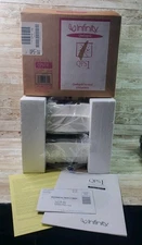 Infinity QPS-1W Quadrapole Surround Speakers Pair White OPEN BOX NEW  