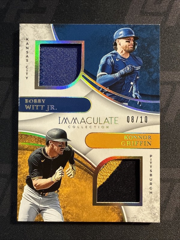 2026 Panini Immaculate Dual Patch Bobby Witt jr. / Konnor Griffen /10