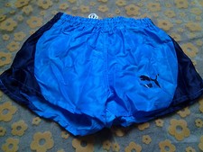 **NEU** Puma Short Shorts 140 blau 80 er Jahre vintage original TOP RARITÄT  ♥♥♥