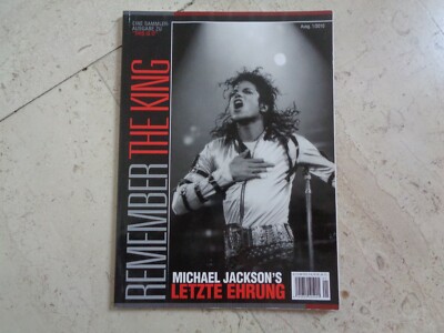 MICHAEL JACKSON SPECIAL cover magazine REMEMBER THE KING 