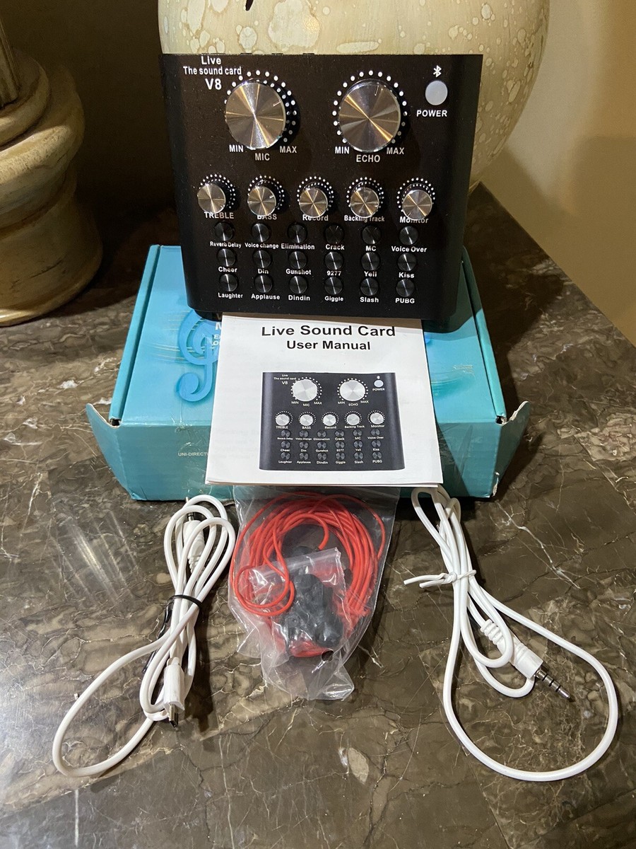 Live Sound Card Wired Condenser Microphone | eBay