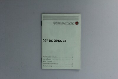 Cullmann DC 25 DC 32 Bedienungsanleitung Manual DE EN FR NO (13040838)
