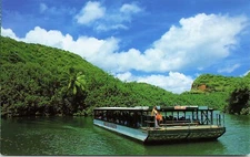 Hawaii Wailua River Smith's Boats Scenic View Vintage Standard Postcard Unposted