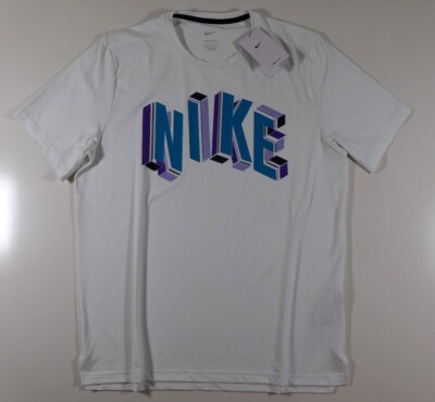 NIKE PRO DRI FIT HYPER DRY TRAINING KURZARM OBERTEIL - WEISS DM6666-100 HERREN M