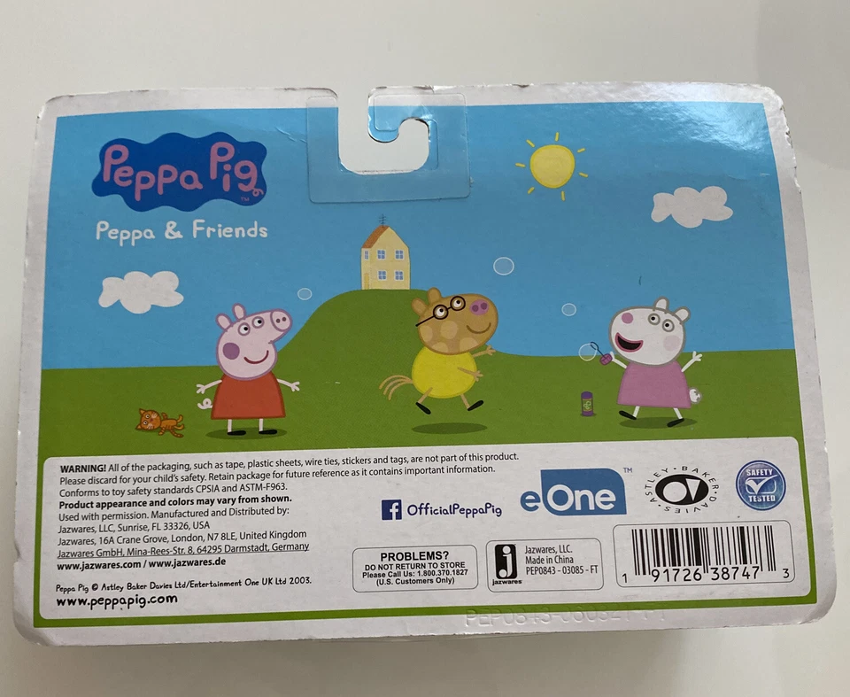 Peppa Pig And Friends 3 pulgadas Juego de figuras ☆NUEVO☆ Foto 2 de 4